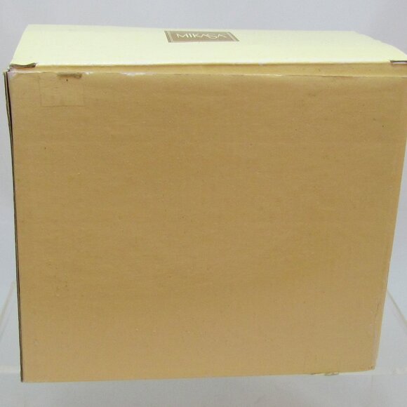 BOX Set 5 Mikasa PEACE PLATES Gold Trim PORCELAIN Holiday Elegance SNACK TRAY - Picture 2 of 8